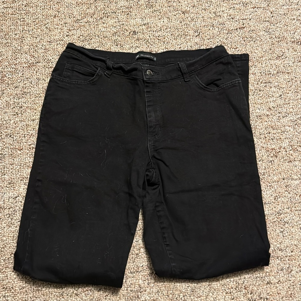 Lee Relaxed Fit black straight leg 1880 jeans - Picture 2 of 5